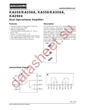 KA258AD datasheet  